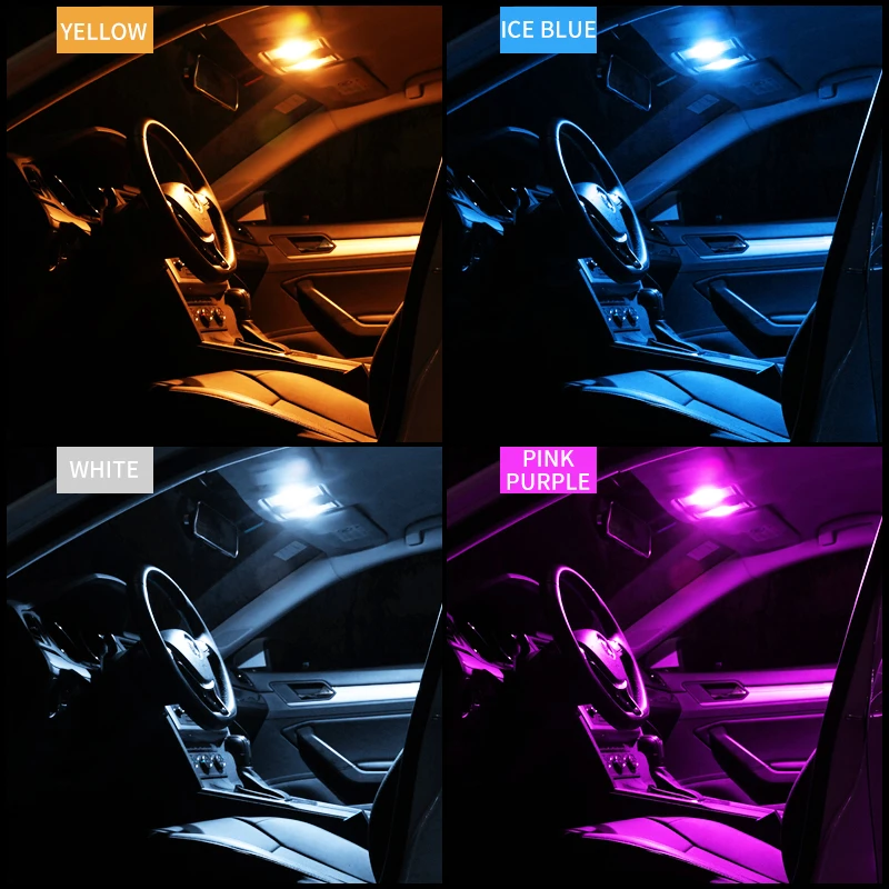 Canbus За Mazda MX-6 Автоматично LED Осветление на Купето Аксесоари за Автомобили Карта Купол Четене на Багажника Регистрационен номер Без Грешки Лампа Комплект Лампи Изображение 2
