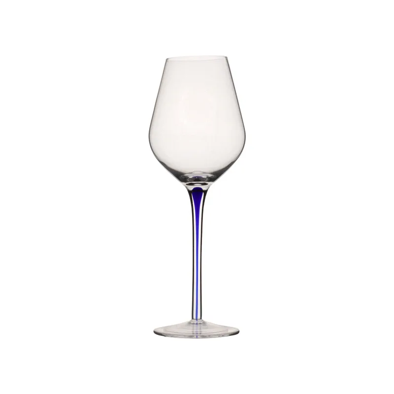 Кристална цветна чаша за червено вино, чаша вино, чаша за шампанско, Бордо чаша, бордоский синьо чаша Изображение 4