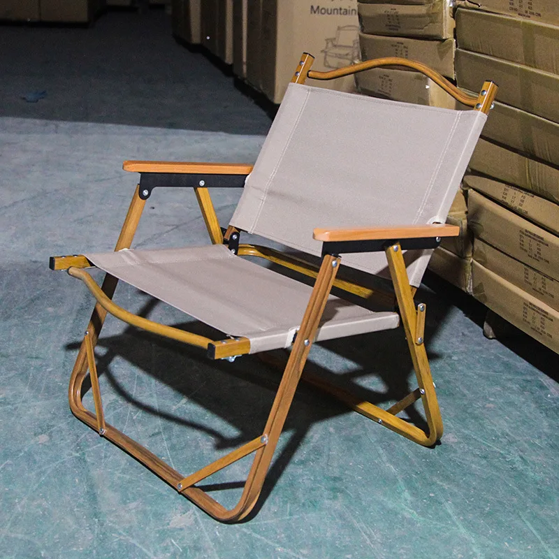 Диви Подови Сгъваеми Столове дървени плажен стол може да персонализирате Изображение 1