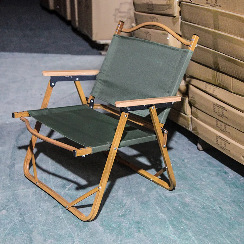 Диви Подови Сгъваеми Столове дървени плажен стол може да персонализирате Изображение 2