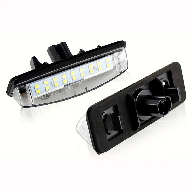 2 броя CanBus LED Регистрационен номер Светлини за LEXUS Ls200 Ls300 Ls430 Gs300 Gs430 Gs400 Es300 Es330 Rx 300 330 350 Авто Брой Лампи Изображение 3