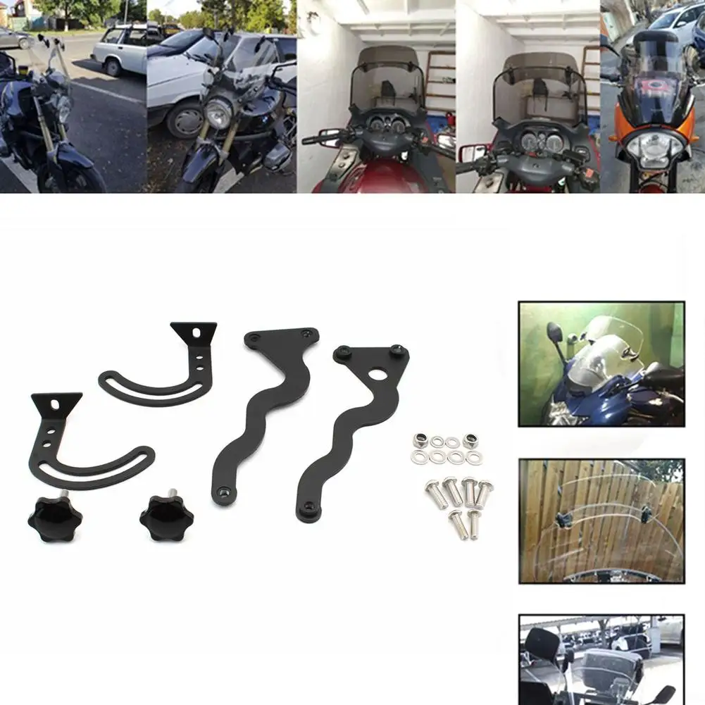 Модификация на Мотоциклета резервни Части Здрава Скоба на Предното Стъкло Мотоциклет Кръгъл Регулатор Задържане Стойка За R1200GS R1250GS ADV Изображение 0