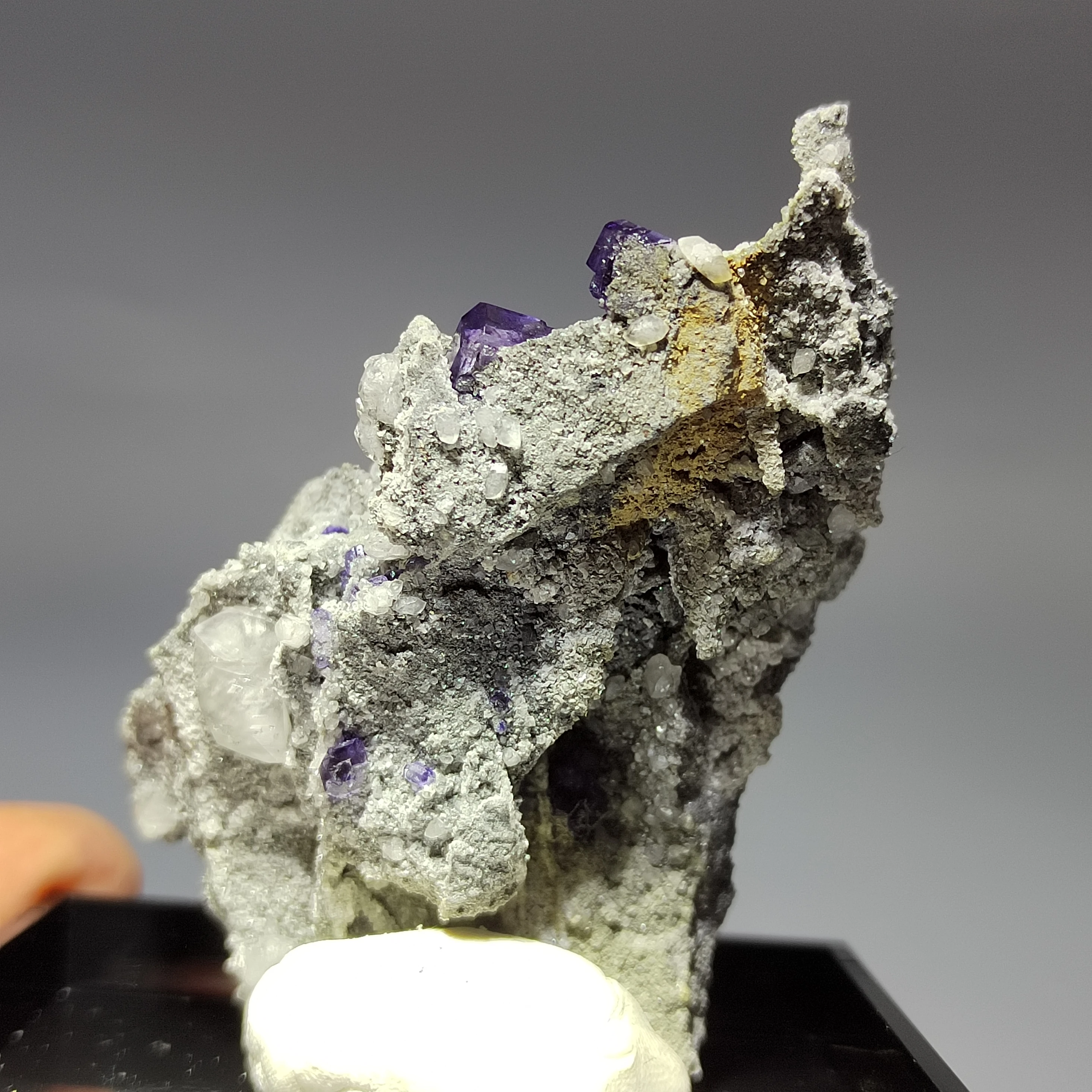 52,5 Гнатуральный tanzanite син флуорит и crystal минерална енергийна геология на обучение, образец на градешки камък декорация на дома Изображение 3