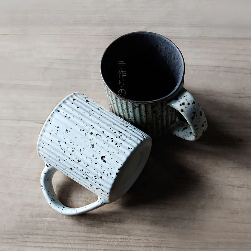 кафеена чаша ръчна изработка, висококачествени керамика, керамична чаша с дръжка, кратка индивидуалност, фирмени чаши, и чаши, посуда за напитки за закуска Изображение 3