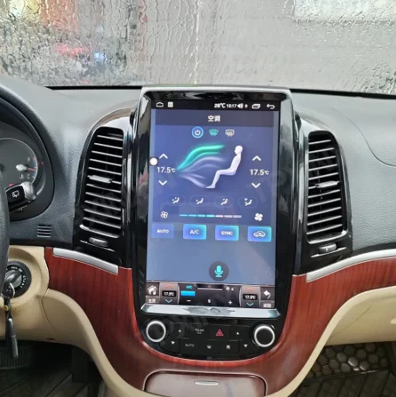 За Hyundai Santa Fe 2006-2013 Carplay Android Стерео Радио Авто Мултимедиен Плейър GPS Навигация Авто Аудио Главното устройство Изображение 1