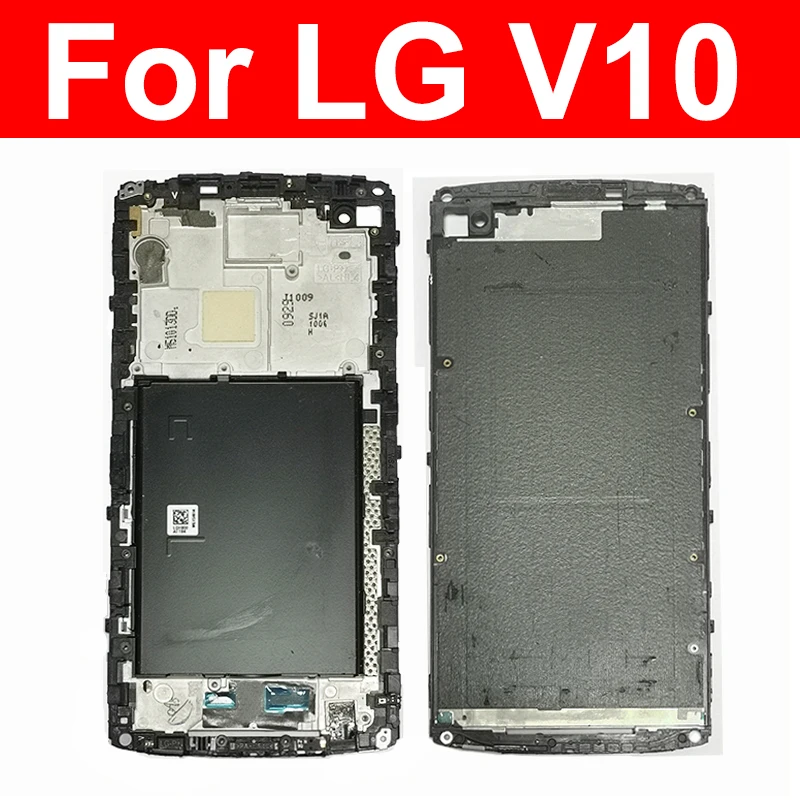 За LG V10 V20 G5 LCD Дисплей на Предния Корпус на LCD Екрана на Предната Рамка Калъф Рамка Части Изображение 1