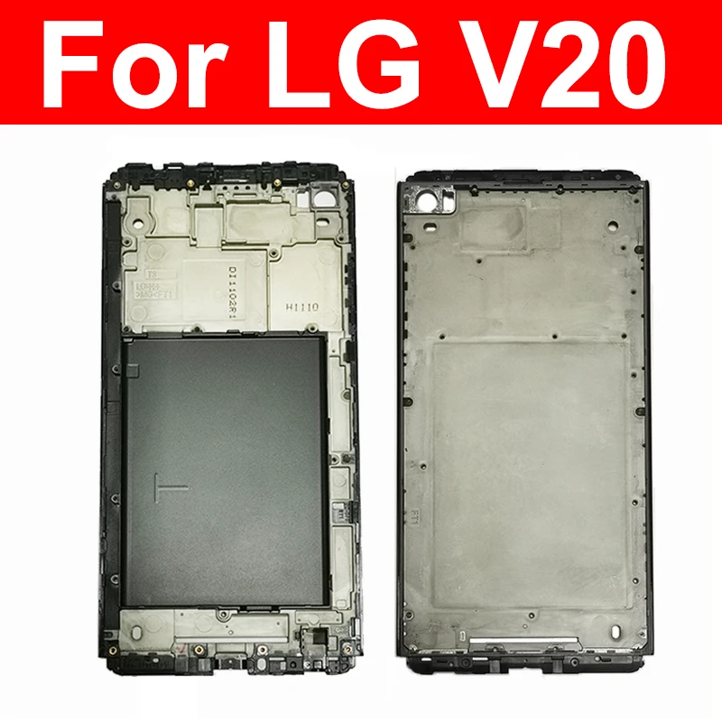За LG V10 V20 G5 LCD Дисплей на Предния Корпус на LCD Екрана на Предната Рамка Калъф Рамка Части Изображение 2