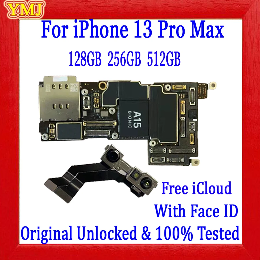 Безплатна доставка Подкрепа за обновяване на IOS и За iPhone 5G 13 Pro Max дънна Платка Оригиналната Отключване Без icloud За iPhone 13 Тест логично заплата Изображение 2