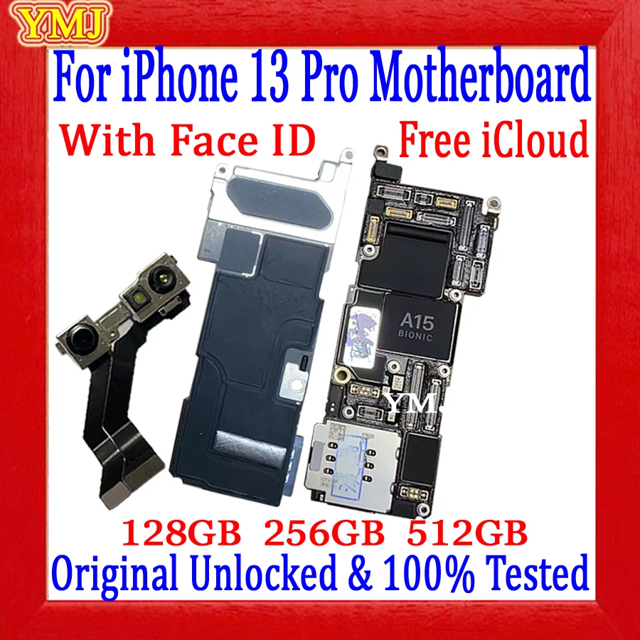 Безплатна доставка Подкрепа за обновяване на IOS и За iPhone 5G 13 Pro Max дънна Платка Оригиналната Отключване Без icloud За iPhone 13 Тест логично заплата Изображение 3