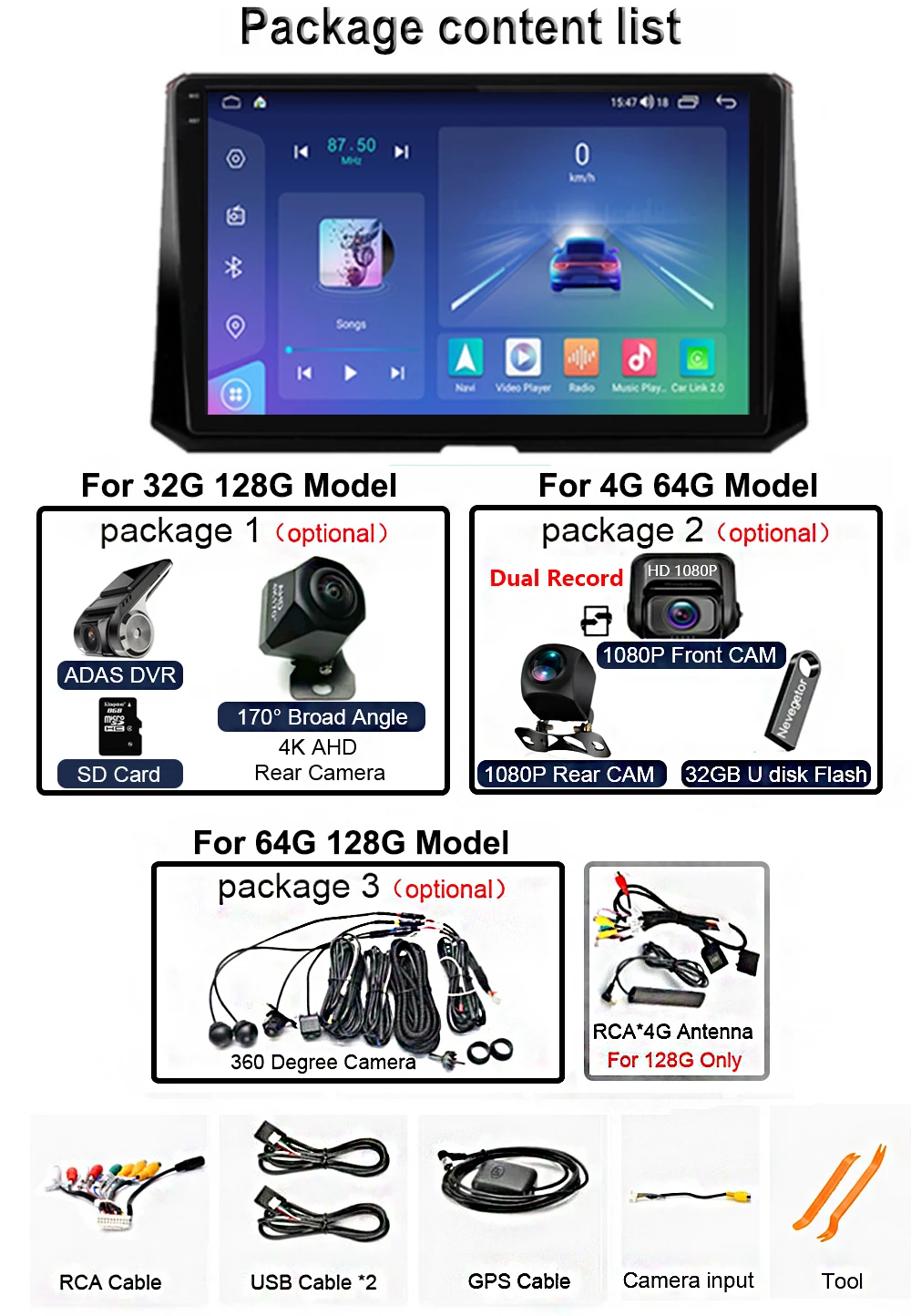 Carplay Android 12 2000*1200 P-IPS За Toyota Corolla 2019-2020 Авто Радио Мултимедиен Плейър Навигация авто DSP GPS Изображение 5