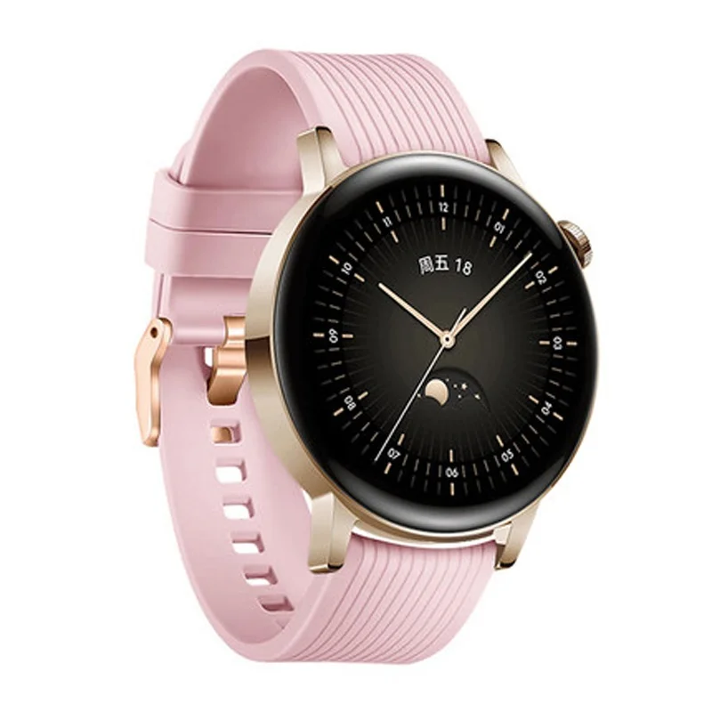 Каишка от розово злато за Samsung Galaxy watch 3/Active 2 42 мм/Amazfit Bip за Huawei watch GT2 каишка 22 мм 20 мм цвят на обтегач за часа Изображение 0