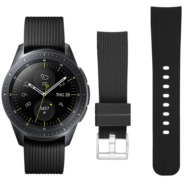 Каишка от розово злато за Samsung Galaxy watch 3/Active 2 42 мм/Amazfit Bip за Huawei watch GT2 каишка 22 мм 20 мм цвят на обтегач за часа Изображение 4