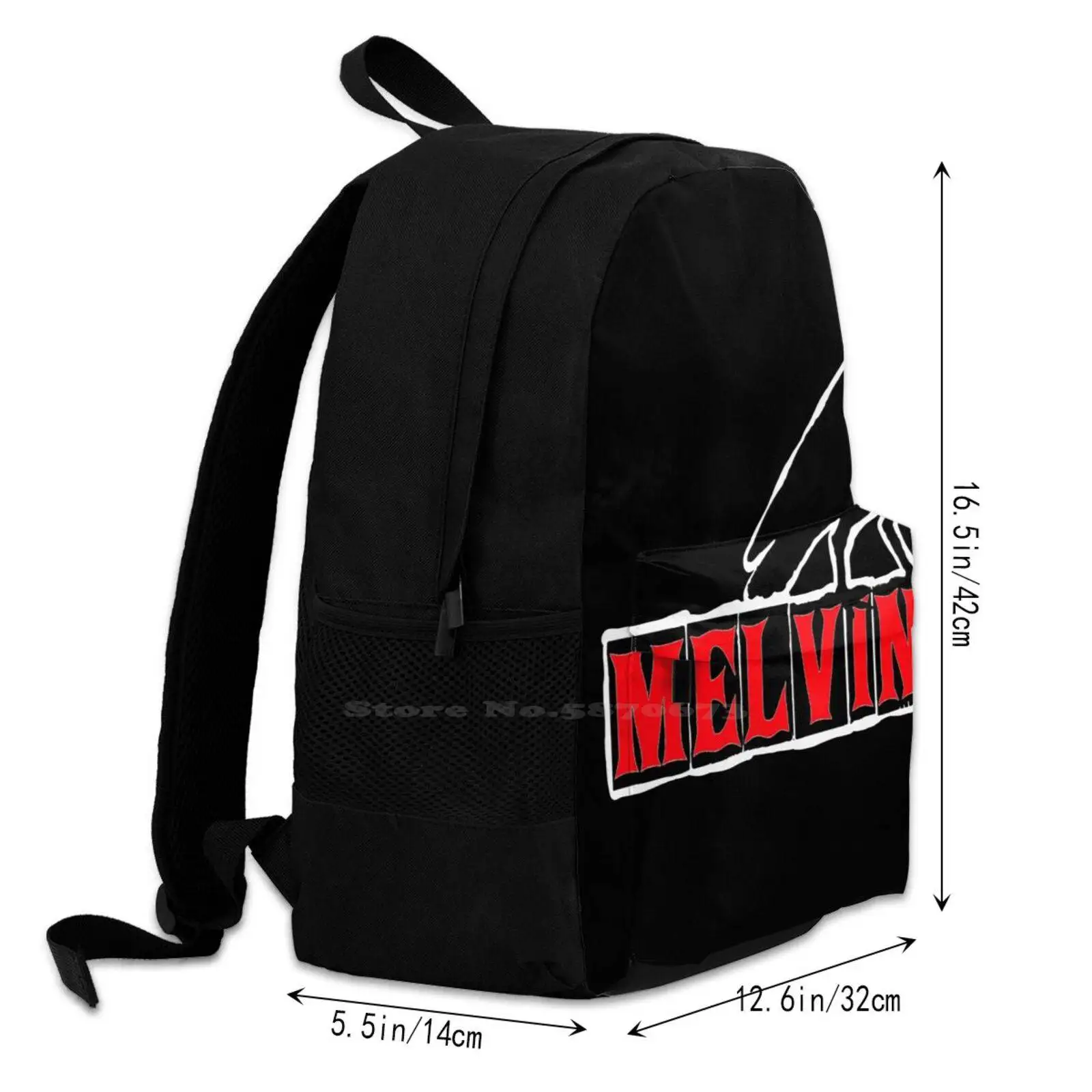 Melvins - культовая пънк-алт-рок-група в началото на 1990-те години. Пътни чанти за лаптоп с модерен Раница с голям капацитет Изображение 2