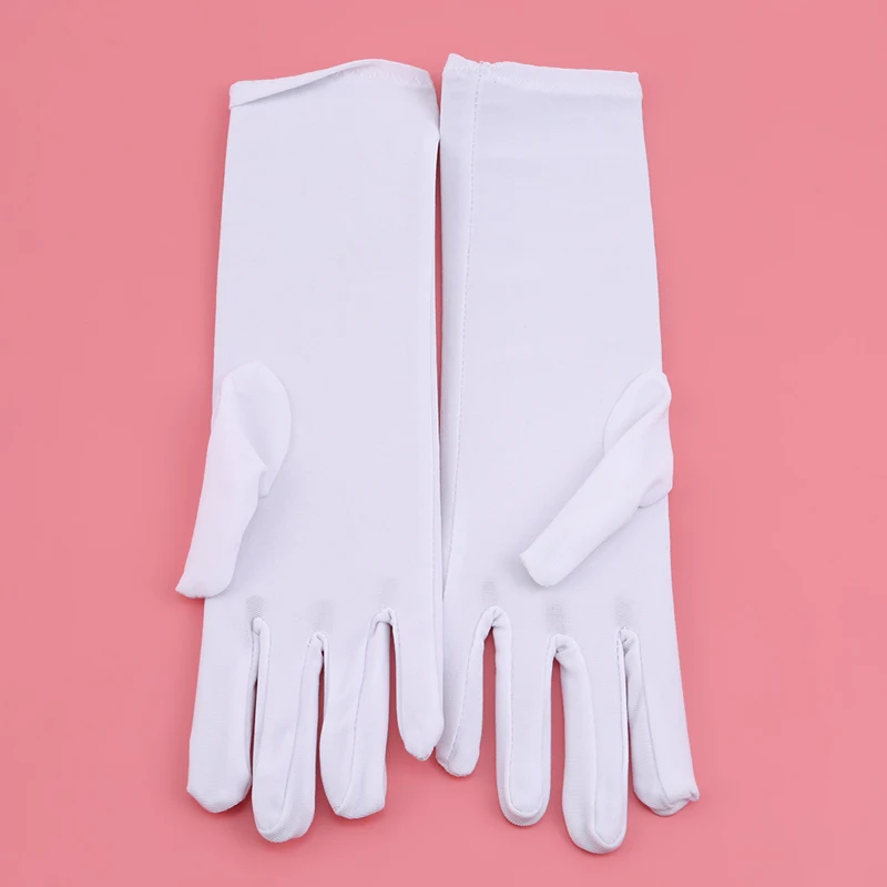 Дамски Тънки Еластични Ръкавици За Етикет със Средна дължина, Летни Дамски Слънчеви Ръкавици С Бродерия, Аксесоари За Шофиране на Кола Изображение 5