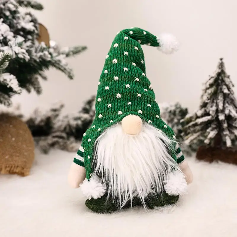 Меки Коледни Джуджета Скандинавски Безлични Кукла От Плюш За Коледно Сладки Плюшени Играчки, Украса За Коледа Изображение 1