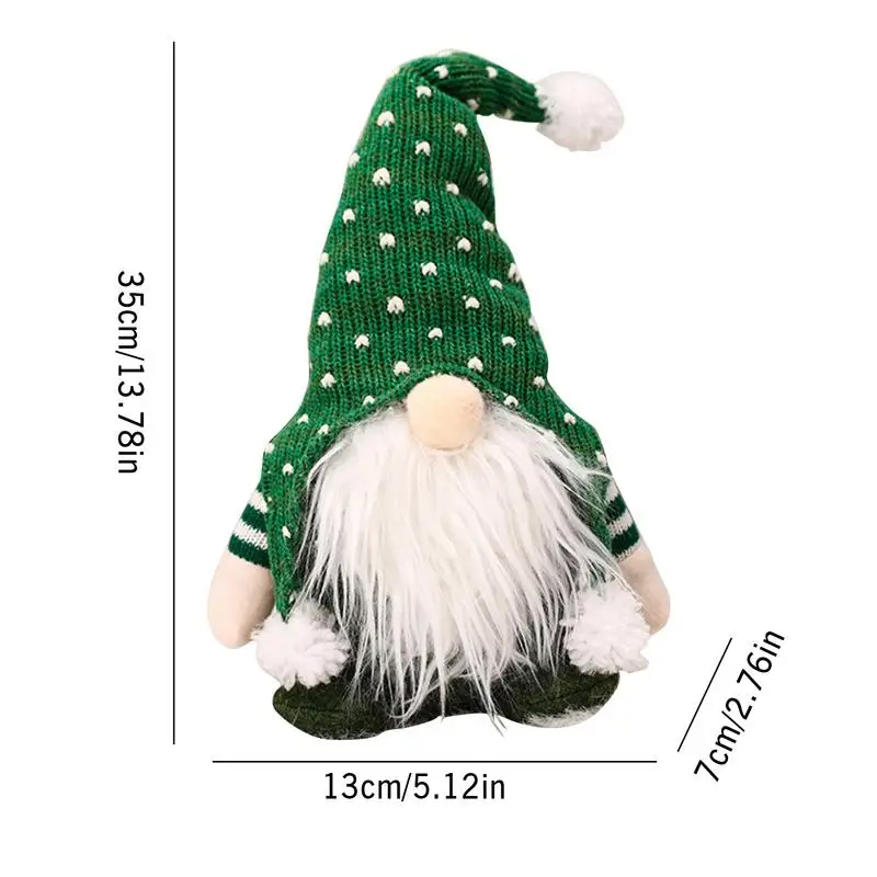Меки Коледни Джуджета Скандинавски Безлични Кукла От Плюш За Коледно Сладки Плюшени Играчки, Украса За Коледа Изображение 5