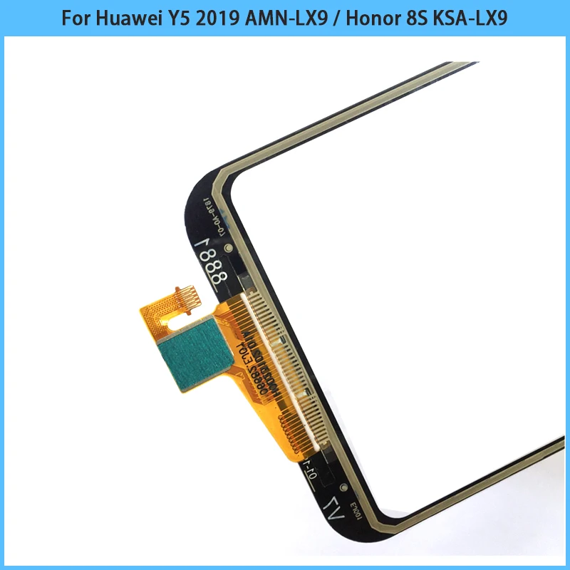 10 бр. Нов Сензорен екран За Huawei Y5 2019 AMN-LX9/Honor 8S KSA-LX9 Тъчпад Дигитайзер, Сензор за Смяна на Предно външно стъкло Изображение 3