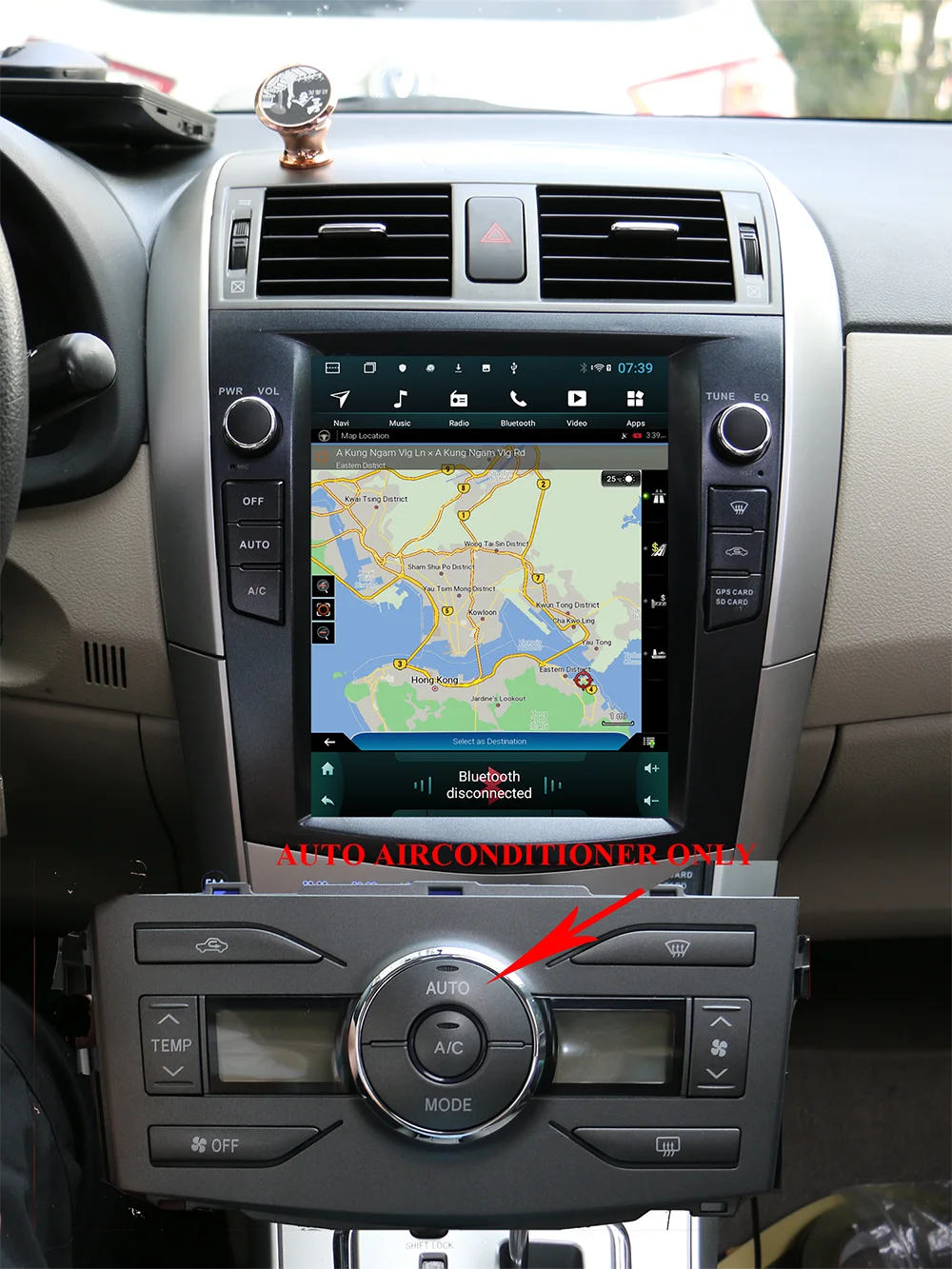 Tesla Стерео За Toyota Corolla E140 E150 2006/13 Авто Радио Мултимедиен Плейър GPS Навигация Андроид 10 Без 2din 2 din dvd Изображение 1