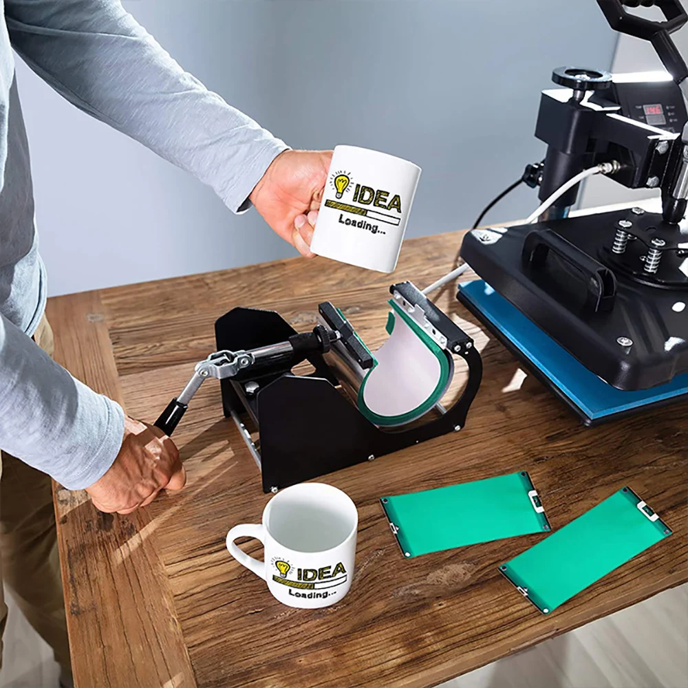 3шт 3D сублимационен печат на Машина Силиконова Чаша Тайна Гумени Щипки Печат на Чаша Лате Печат за Сублимация Печат на Мухъл Тела Изображение 4