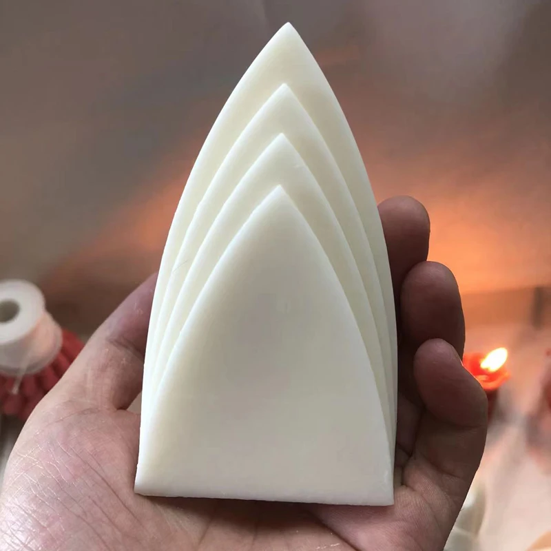 Направи си САМ геометрична свещ силиконова форма на 3D занаяти смола ароматерапия гипсови аксесоари за направата на свещи на едро ръчно силиконова форма Изображение 3