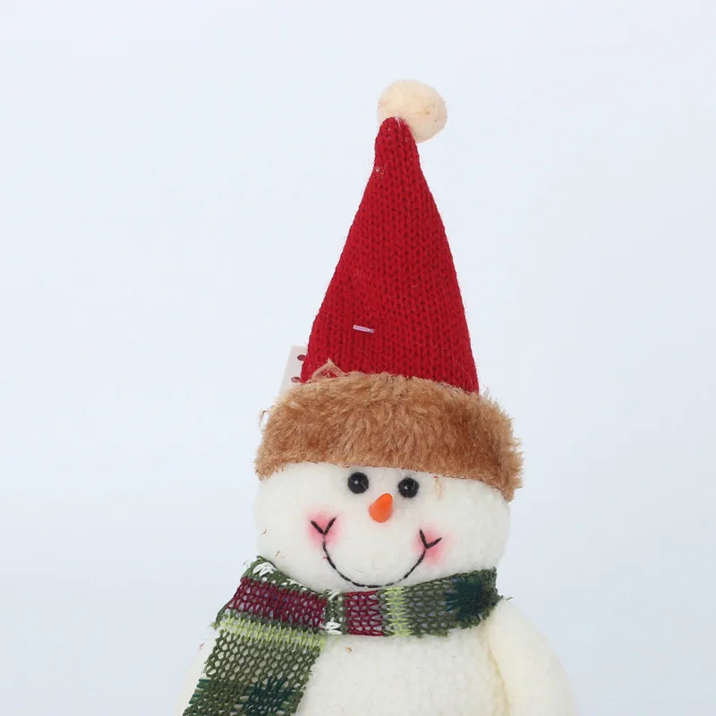 Коледна украса, Снежен човек, Дядо Коледа карикатура кукла Творчески празнични подаръци Изображение 3