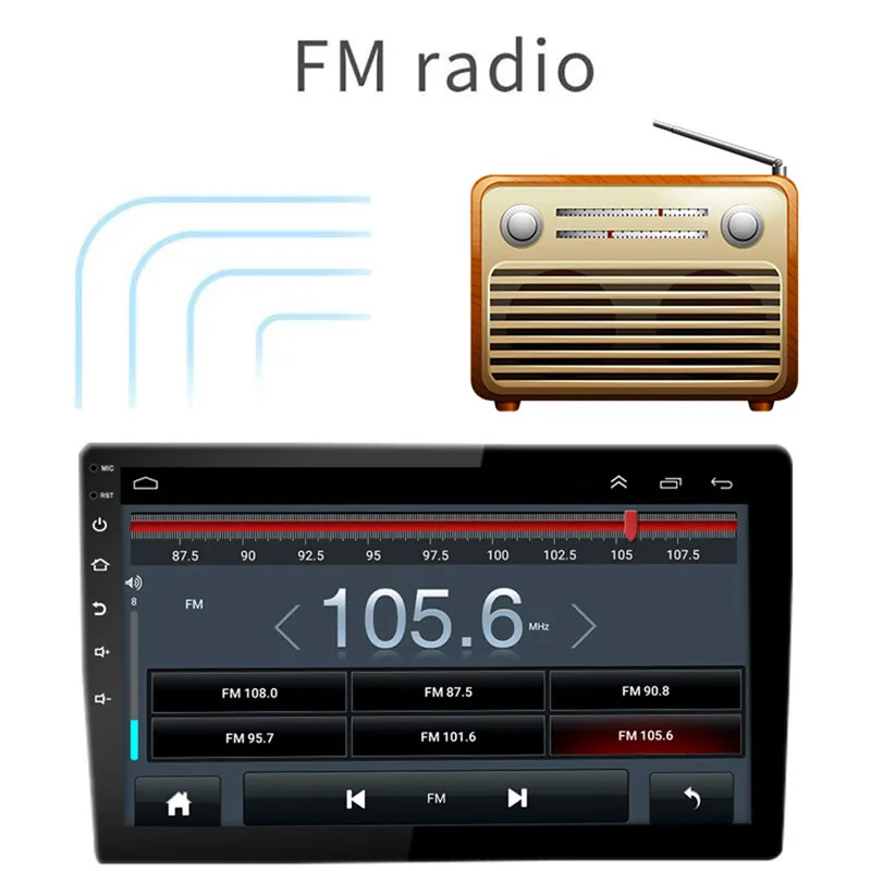 2Din Android 11 Авто Радио, Мултимедиен плейър За Hyundai Tucson 2006 2007 2008 2009 2010 2012 2013 Стерео GPS Навигация Изображение 1