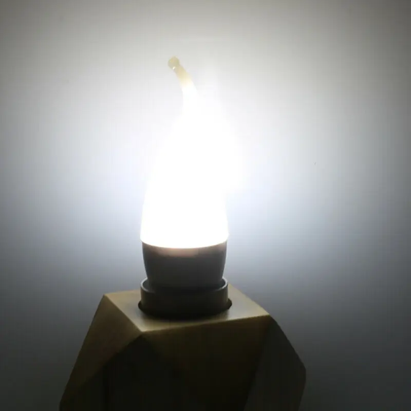 15X3 W 220 v Led Свещ лампа Энергосберегающая B15 Led Пластмасов Полилей С Пламък на Лампа Домашно Светлина Широко налягане Подмяна на 30 W Халогенни Изображение 4