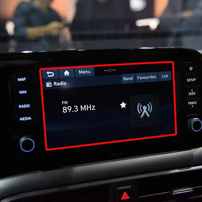 Протектор на Екрана От Закалено Стъкло За Hyundai Grand i10 2021 2022 8 инча Автомобилна информационно-развлекателен GPS Навигационен Дисплей Авто Протектор Изображение 0