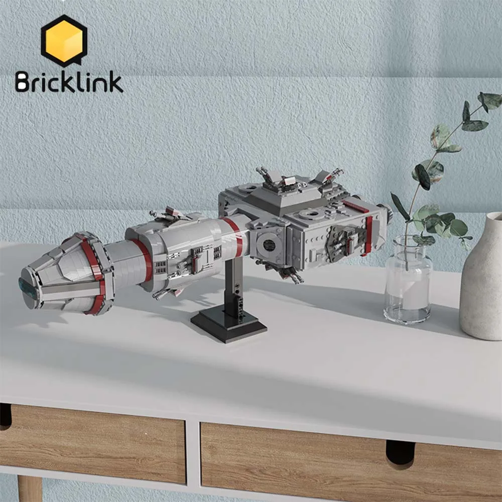 Bricklink Star Филм на Нова Надежда DP20 Фрегата Кореллианский Боен Кораб 32551 Оръжие на Космически Кораб градивните елементи на Играчки за Деца, Подарък Изображение 3