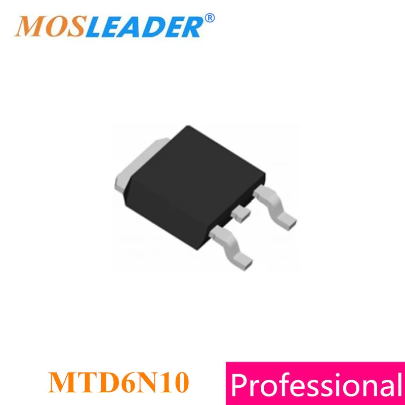 Mosleader MTD6N10 TO252 100ШТ 500ШТ MTD6N10E DPAK 6N10 D6N10 100 НА N-Канален с Високо качество Изображение 0