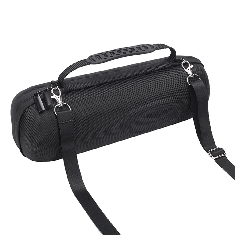 Черен Калъф за Носене, Водоустойчива Чанта За Съхранение на Преносим Найлон Пътна Кутия за JBL CHARGE 5 Изображение 2
