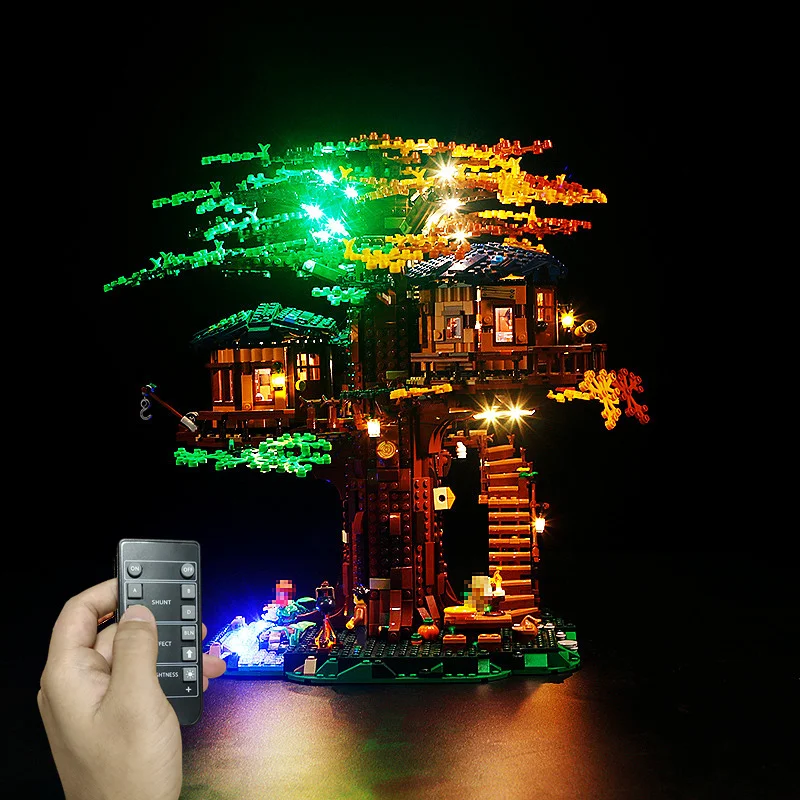 Led лампа за 21318, са подбрани модел на къщата на дървото, олекотен комплект, в комплекта не е включена градивен елемент (версия RC) Изображение 0