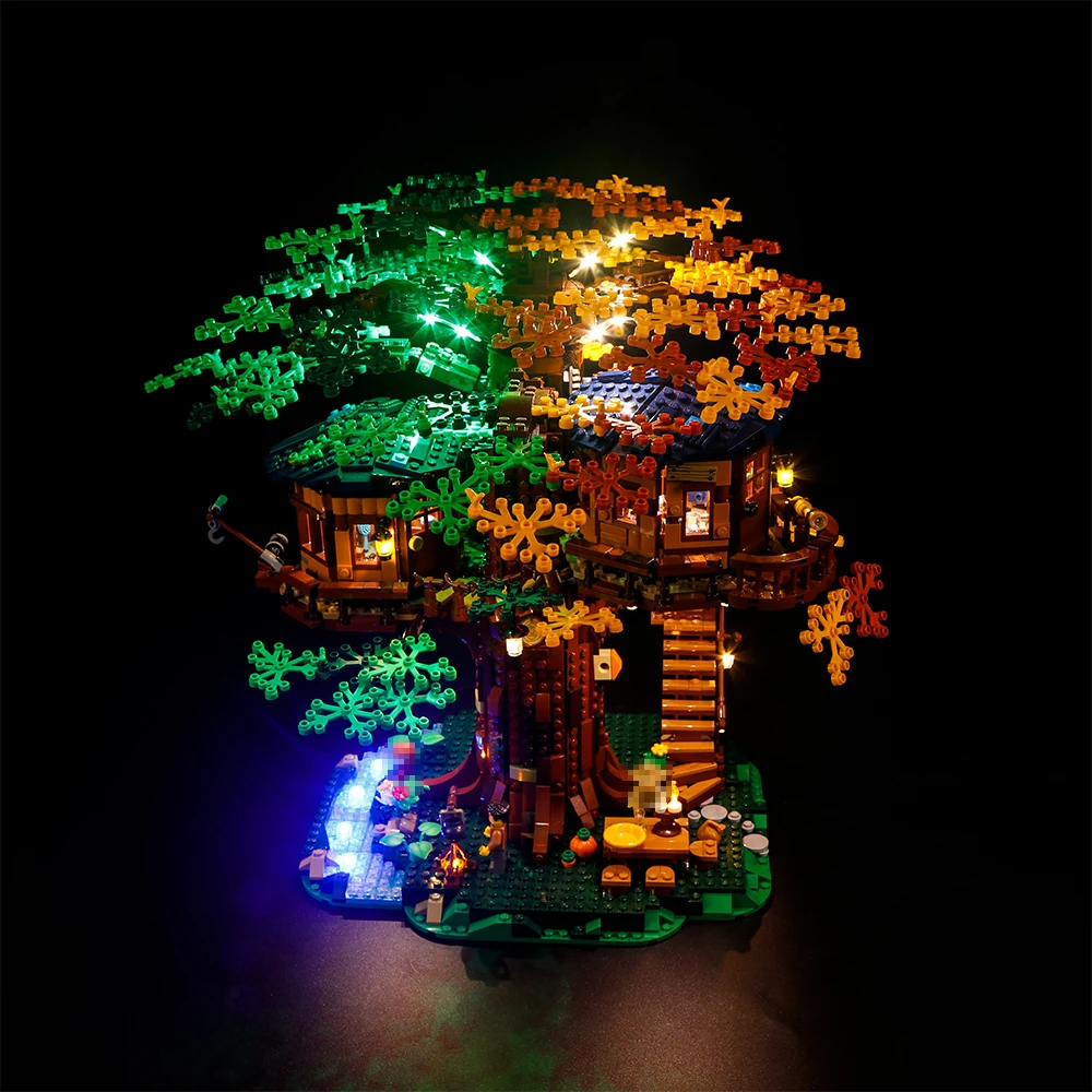 Led лампа за 21318, са подбрани модел на къщата на дървото, олекотен комплект, в комплекта не е включена градивен елемент (версия RC) Изображение 1