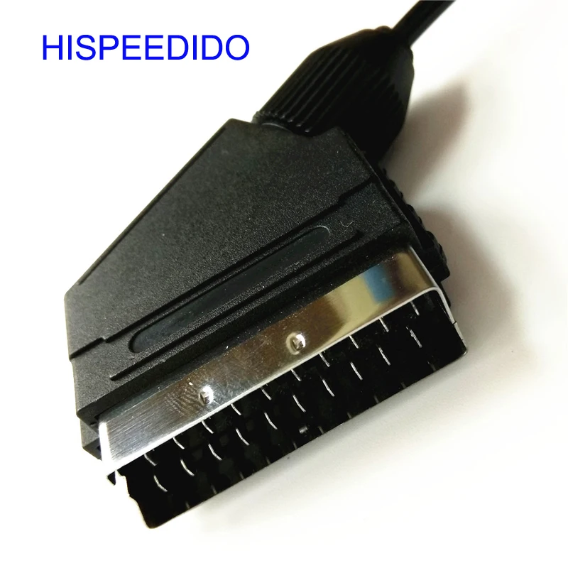 HISPEEDIDO 10 бр./лот 1.8 m RGB Scart Кабел Видео Кабел ТВ водещият за Sega Saturn NTSC и PAL версия Изображение 1
