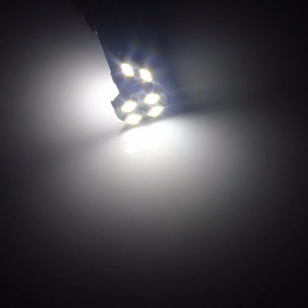 ANGRONG 2x T10 W5W 8 SMD LED Вътрешен Дневен DRL Регистрационен номер Страничната Лампа Canbus Бял 12 В Страничните клиновые Фарове Габаритный Фенер Изображение 4