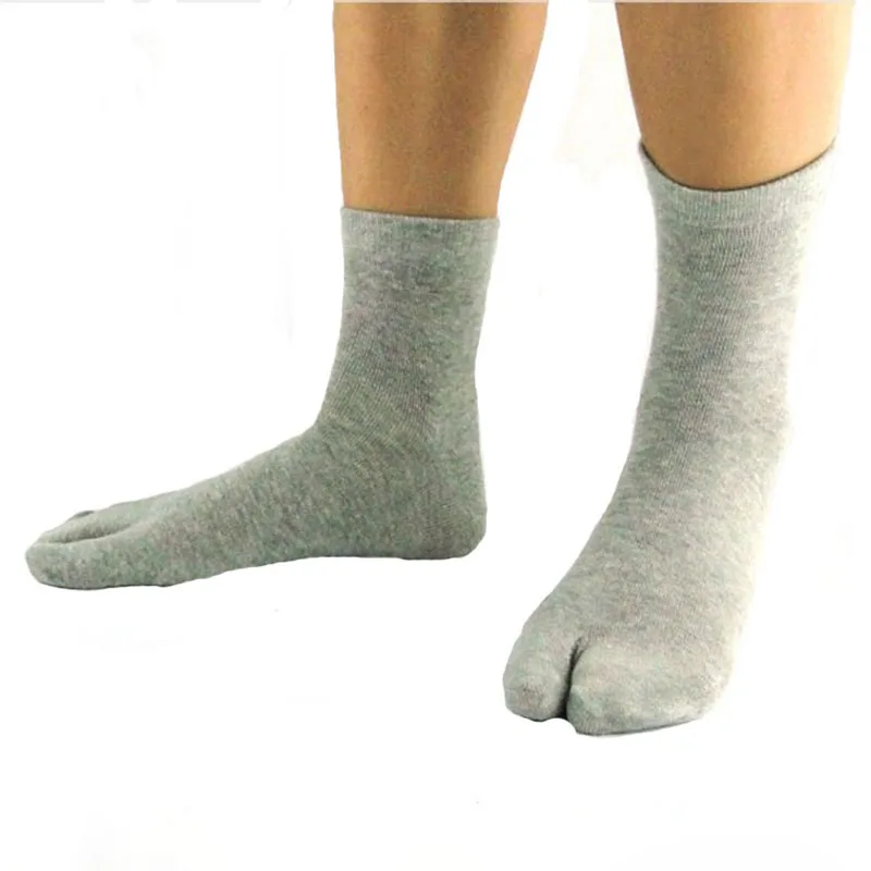 5 чифта мъжки Чорапи-täby от чист памук, Обикновена Чорапи-сабо с два пръста, Пролетта и есента са Топли Ежедневни Антифрикционные чорапи-чехли Изображение 1